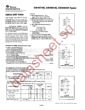 CD4081BM datasheet  